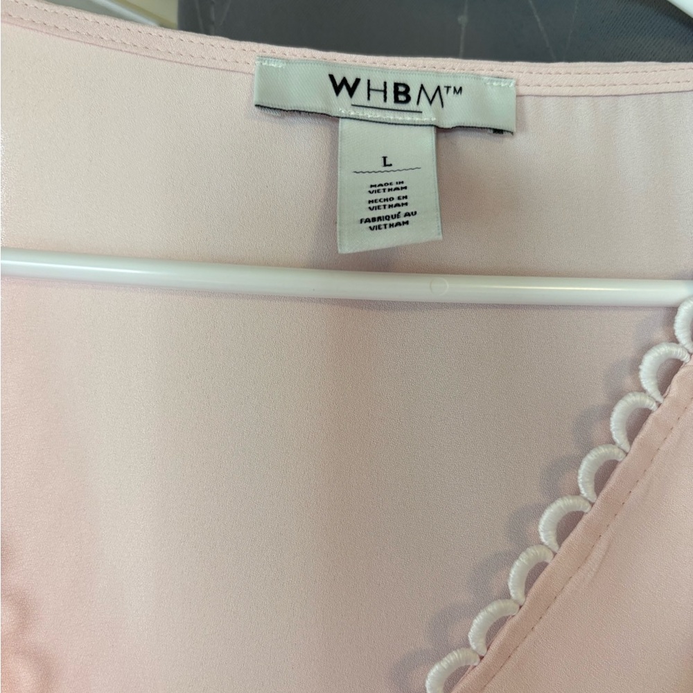 WHBM Pink Ruffle Top - Picture 4 of 4